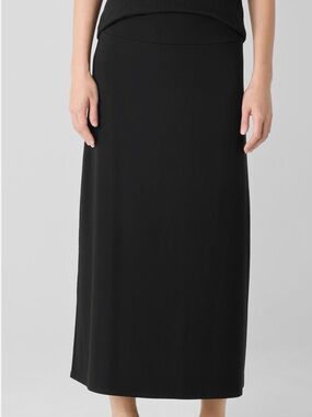Eileen Fisher NWT $148 black tencel skirt plus size 3X a must have staple skirt